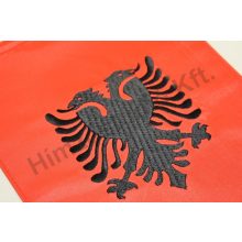 Albánia hímzett asztali zászló