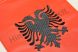 Albánia hímzett asztali zászló