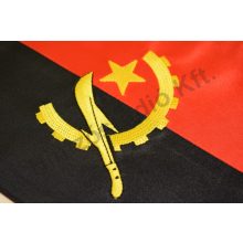 Angola hímzett asztali zászló
