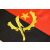 Angola hímzett asztali zászló