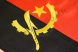 Angola hímzett asztali zászló