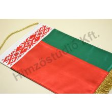 Fehéroroszország (Belarusz Köztársaság) hímzett asztali zászló