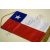 Chile hímzett asztali zászló