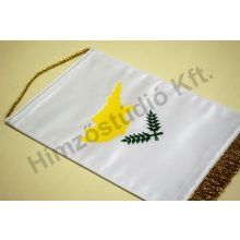 Ciprus hímzett asztali zászló