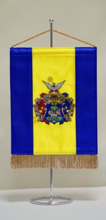Debrecen hímzett asztali zászló