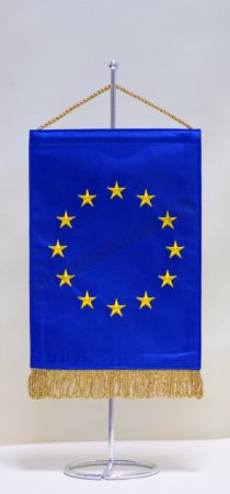 Európai Unió hímzett asztali zászló