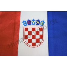 Horvátország hímzett asztali zászló