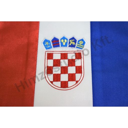 Horvátország hímzett asztali zászló