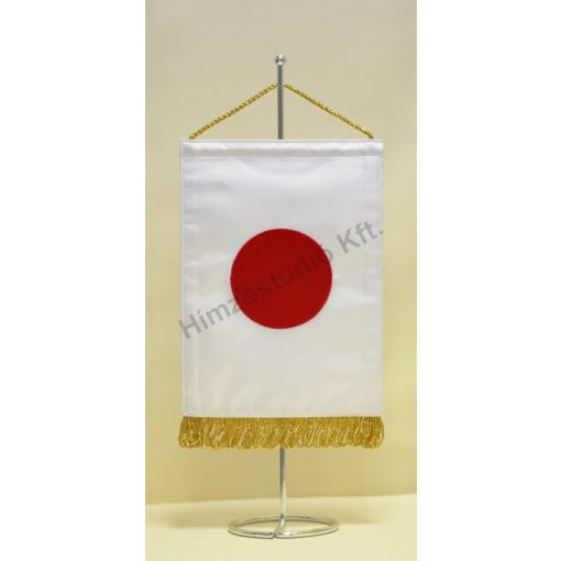 Japán hímzett asztali zászló