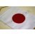 Japán hímzett asztali zászló