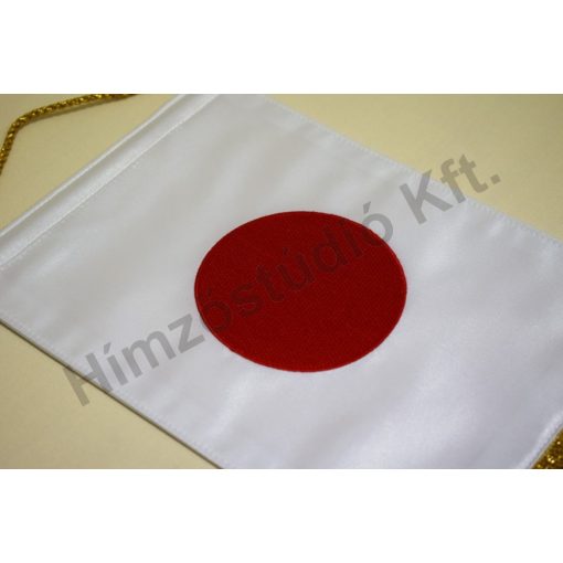 Japán hímzett asztali zászló