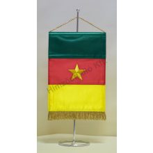 Kamerun hímzett asztali zászló