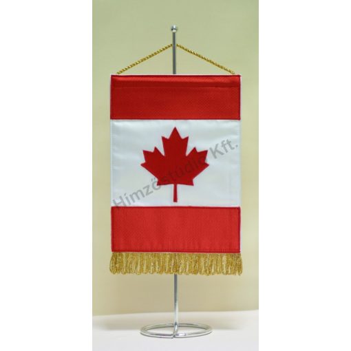 Kanada hímzett asztali zászló