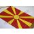 Macedónia hímzett asztali zászló