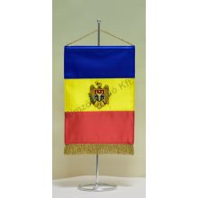 Moldávia hímzett asztali zászló