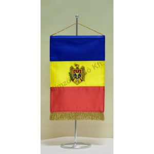 Moldávia hímzett asztali zászló