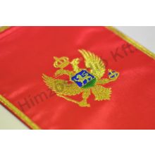 Montenegró hímzett asztali zászló