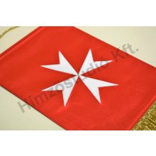 Máltai Szeretetszolgálat hímzett asztali zászló