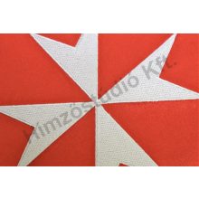 Máltai Szeretetszolgálat hímzett asztali zászló