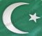 Pakisztán hímzett asztali zászló