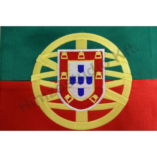 Portugália hímzett asztali zászló