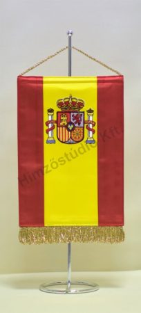 Spanyolország hímzett asztali zászló