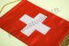 Svájc hímzett asztali zászló