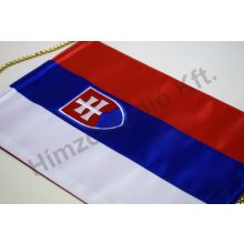 Szlovákia hímzett asztali zászló