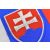 Szlovákia hímzett asztali zászló