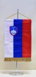 Szlovénia hímzett asztali zászló