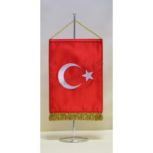 Törökország hímzett asztali zászló