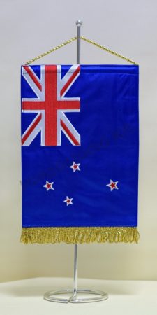 Új-Zéland hímzett asztali zászló
