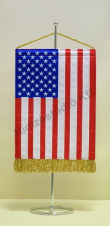 Amerikai Egyesült Államok hímzett asztali zászló