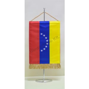Venezuela hímzett asztali zászló