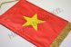 Vietnam hímzett asztali zászló