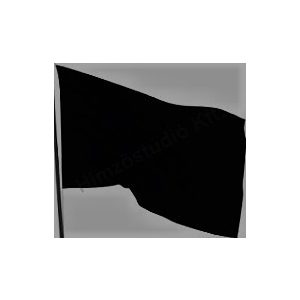 Kültéri gyászzászló dupla