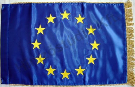 Beltéri szatén Európai Uniós zászló