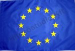 Kültéri EU zászló, dupla anyagból, hímzett