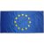 Kültéri EU zászló, dupla anyagból, hímzett