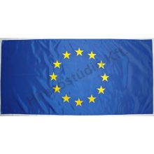 Kültéri EU zászló, egyrétegű, hímzett